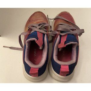 Girl's Skechers athletic sneaker shoes size 12 pink purple iridescent